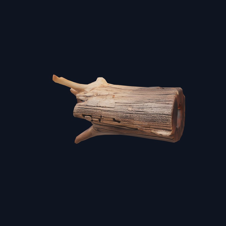 Rustic Wood Log model pack
